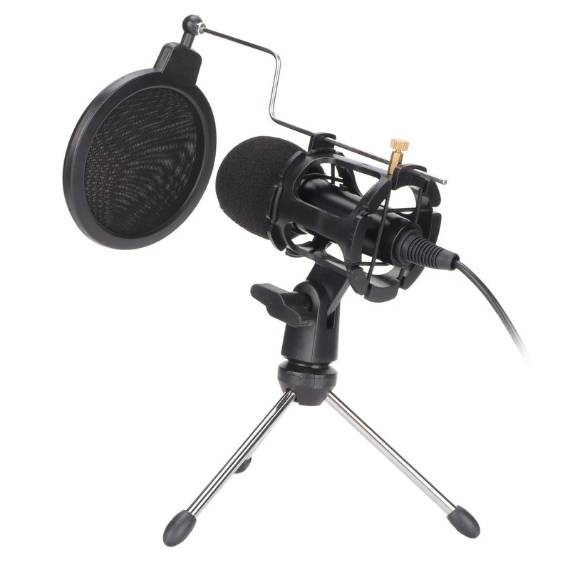 Condenser Microphone Kit Professional Cardioid Studio Mic Kit for Recording