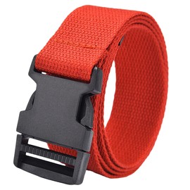 One Limitation BP675 Men's Belt, Outdoor Sports, Lightweight, Durable, Breathable, Nylon, Easy Adjustment, Multi-Purpose,, red