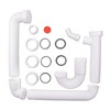 VIOKS Pipe Odour Trap 1 1/2 Inch Space-Saving Siphon with