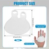 lasuroa 2pcs Baseball Palm Pads, Elastic Shock Absorbing Soft Thumb