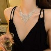 TECNOLOGÍA INFINITA Mujer Sets De Joyería Cristal Deco Boda Collar