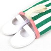 Green Stripe Shoe Bag