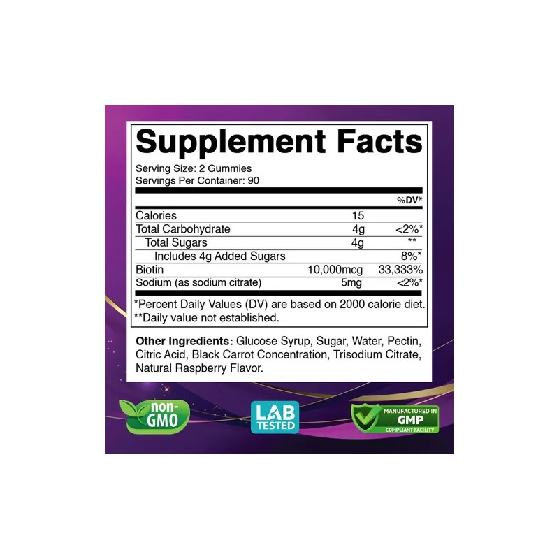 Gomitas Biotina 10,000 Mcg - Vitabod