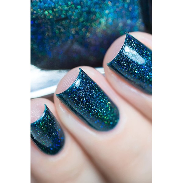 ILNP Sweater Weather - Petrol Blue Holographic Nail Polish
