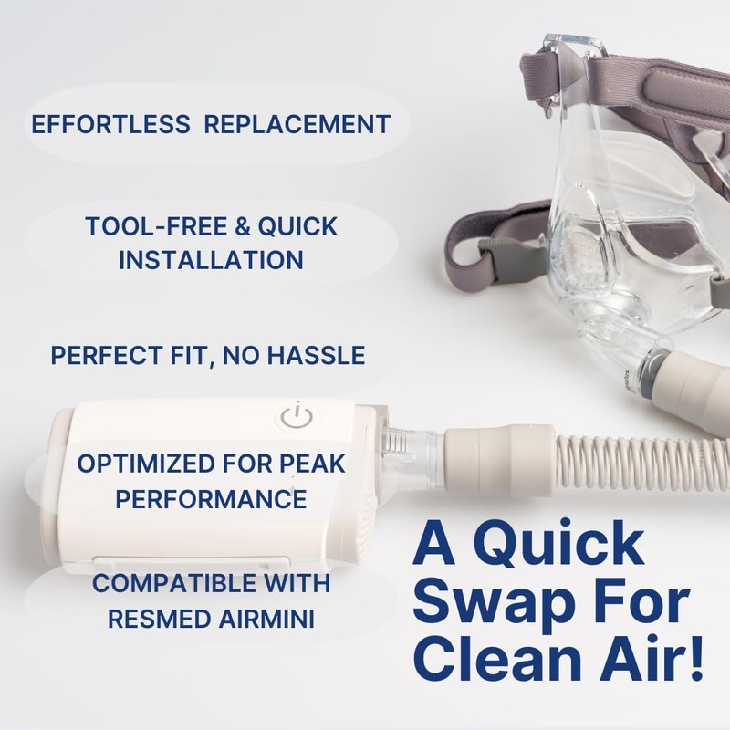 Snugell AirMini CPAP Filters – 6-Pack – Compatible with ResMed