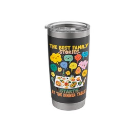 The best family stories start at the dinner table Stainless Steel Insulated Tumbler