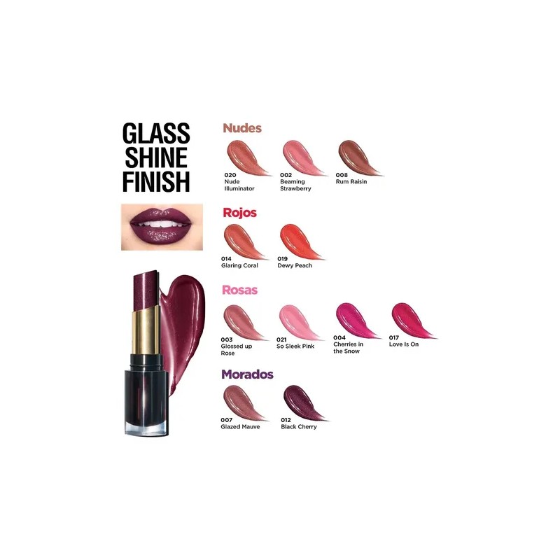 Labial Super Lustrous Glass Shine Lipstick Love Is On Color
