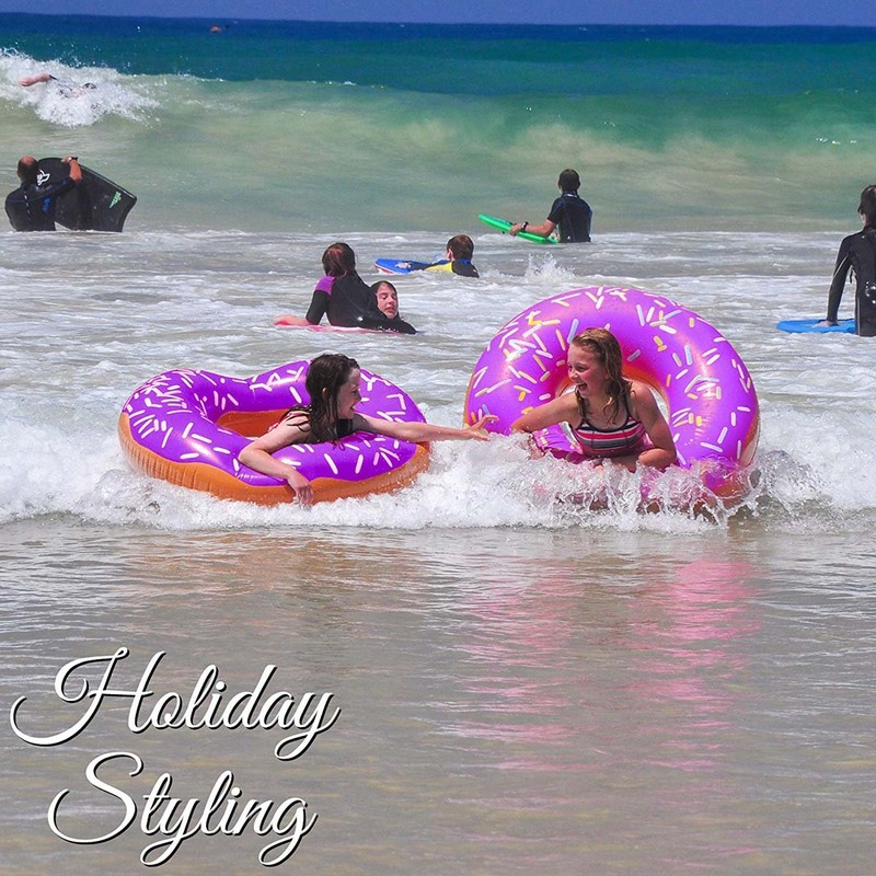 Goods + Goods Inflatable Donut / Swimming Hoop, 120 cm,