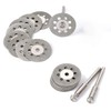 Saipor 20pcs 22mm Diamond Cutting Wheel Off Discs with 4