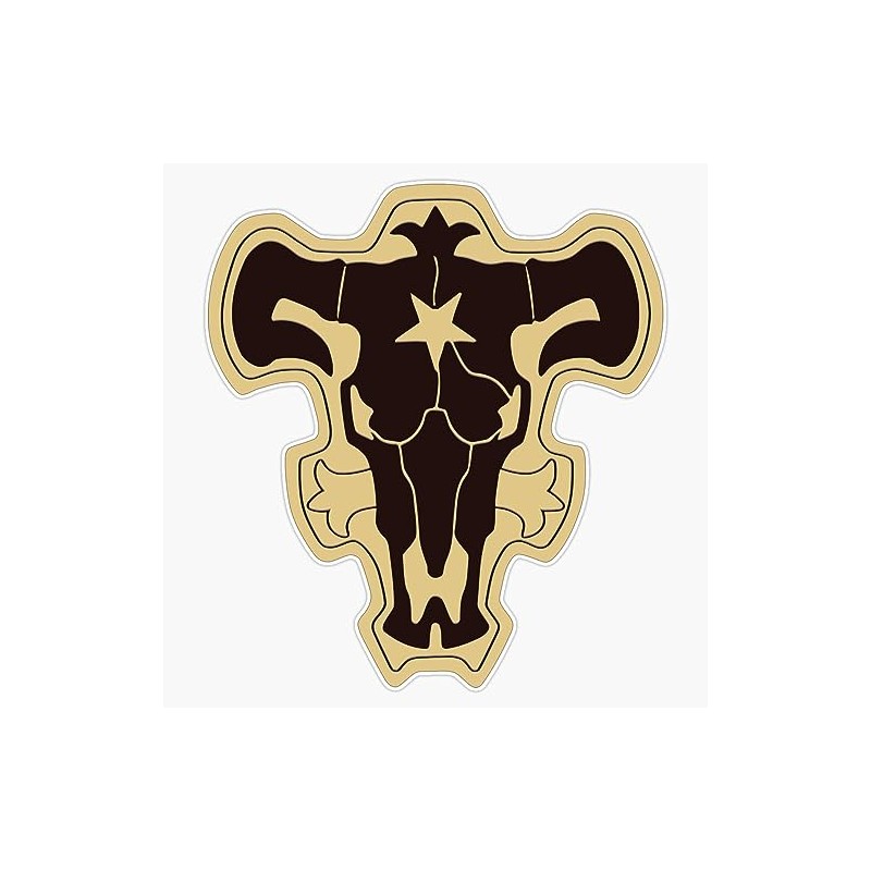 Black Clover - Black Bull Crest Bumper Sticker Vinyl Decal