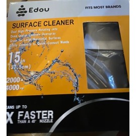 EDOU Direct Pressure Washer Surface Cleaner 15",Stainless Steel, 2,000-4000 PSI
