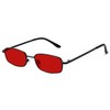 Fozono Rectangle Sunglasses for Women 90s Retro Small Narrow Square
