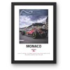 Lap Legends Monaco F1 Track Framed Display Gift