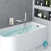 Aolemi Wall Mount Bathtub Faucet Bath Tub Faucet Set Waterfall