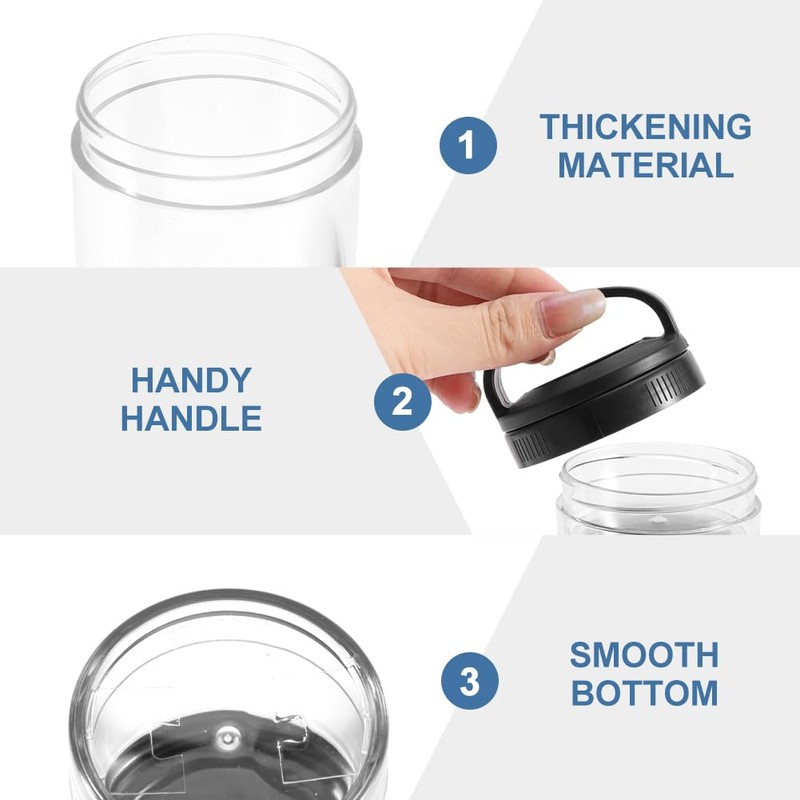 Stackable snack pots, storage jars, snack storage containers, 4-layer 4-capacity