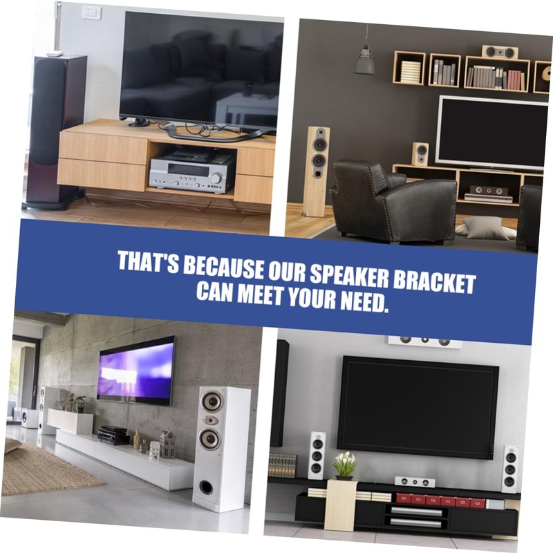 Abaodam Loudspeaker Base Replacement Metal Stand for Speaker Support Bracket