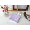 DDintex FLORET LONDON Stitched Hand Towel, Miao, Lavender, 9.8 x