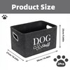 SMYJDMM Dog Toy Box, 2Pcs Dog Toy Storage 38 x