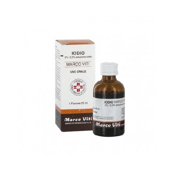 Categories:Pharmacy,The immune system Marco Viti Iodine 2% / 2.5% Oral