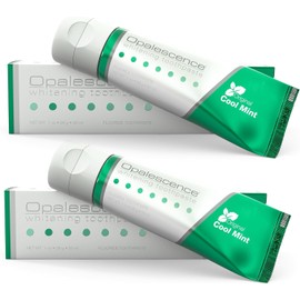 Whitening Toothpaste Travel Size 1 oz (2 Pack) - Fluoride Teeth Whitening Toothpaste, Cool Mint Flavor, Gluten-Free