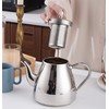 SANQIAHOME Stainless Steel Teapots with Infuser 2000ml