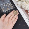 Beebeecraft 1 Box 80Pcs 4 Styles Teardrop Charms 18K Gold