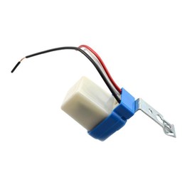 TopHomer 24V AC DC Photocell Sensor Switch, Dusk to Dawn Light Control Sensor Auto On Off for Street Light Parks Garden Lighting
