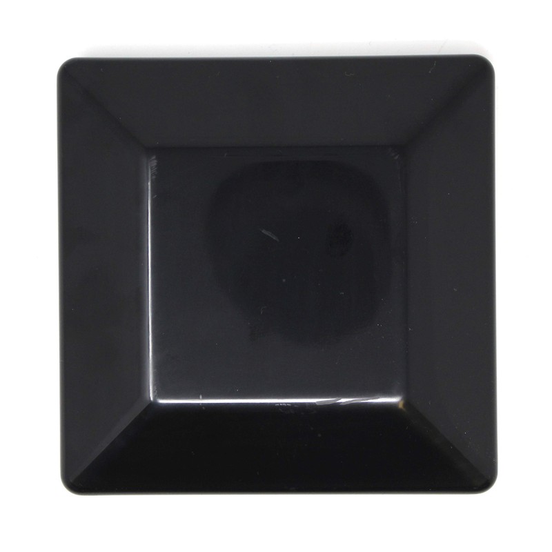 10 PACK-BLACK-6X6 FENCE POST PLASTIC CAP-(5 5/8 X 5 5/8)