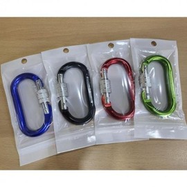 Aluminum Camping Lock Carabiner Hook High Strength Color Premium Hook Leisure Extra Large Multi-purpose Rope Hook / 알루미늄 캠핑 잠금장치 비너고리 후크 고강도 컬러 고급 고리 레저 특대 다용도 자일고리 비