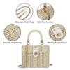Youjaree Handwoven Rattan Bag for Women Wicker Crossbody Shoulder Bag