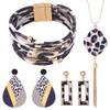 UNICRAFTALE 1 Set Bohemia Leopard Jewelry Set for Women Long