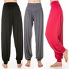 Modern Dance High-Waist Black Modal Lantern Yoga & Dance Practice Pants Pants S/Light Gray Lantern Pants 3ea
