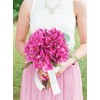 Hot Pink Bougainvillea Artificial Flowers 6PCS Real Touch Faux Flowers