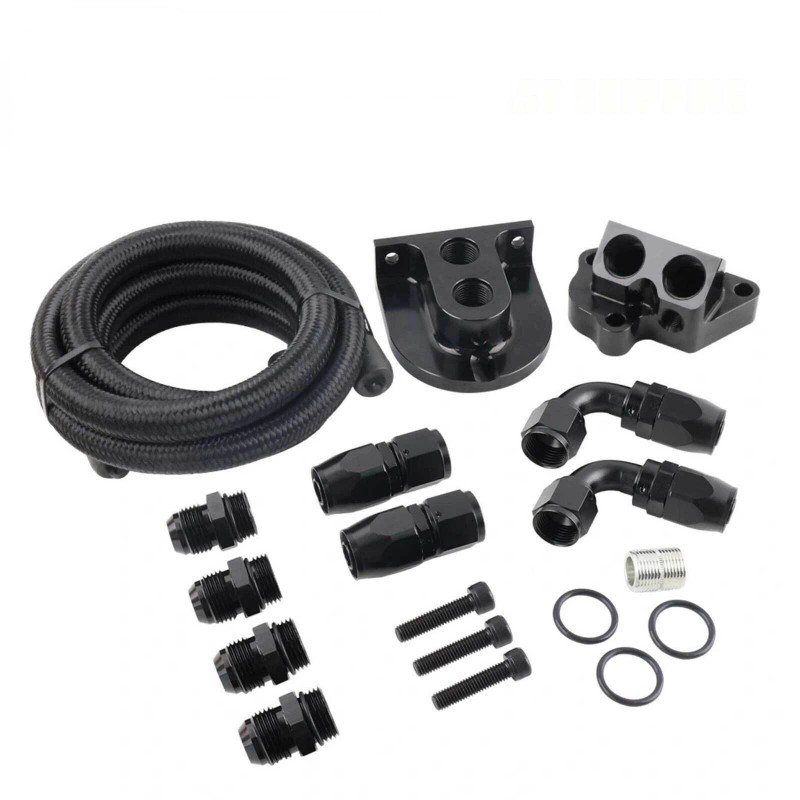 VEHITO Oil Filter Relocation Kit for Ford Mustang GT /