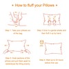 NTBAY Tiny Pillows, Down Alternative 7"x11" Microfiber Mini Pillow for