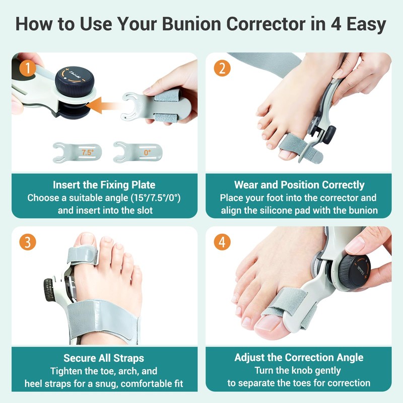 Bunion Corrector for Women Big Toe - US Patent 3