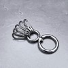 Round Carabiner Key Ring 360 Degree Rotation Nascan Accessory Metal