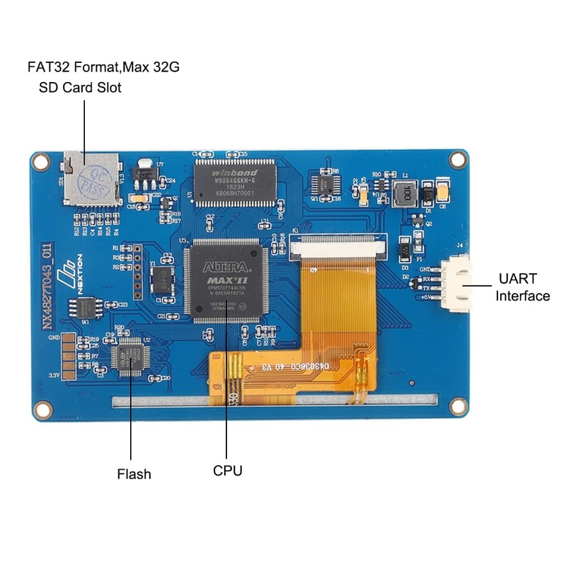 Aihasd English Nextion 4.3 Inch HMI TFT Touch Panel LCD