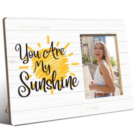 JANLAN You Are My Sunshine Picture Frame,Love Gifts for Women Men,You Are My Sunshine Gift,Inspirational Gift,Birthday Gifts for Her His