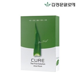 Kim Jeong-mun Aloe 김정문알로에 김정문알로에 큐어 더 퍼스트 알로에 마스크팩 시즌2 (10매) Kim Jeong-mun Aloe Kim Jeong-mun Aloe Cure The First Aloe Mask Pack Season 2 (10 sheets)