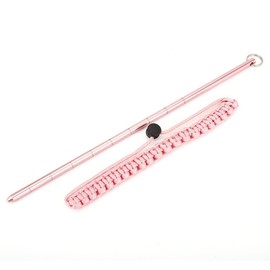Diving Stick Pointer 34cm Aluminum Scuba Noise Maker Stick Rod Pointer Lobster Tickle Stick with Parachute Lanyard(Pink)