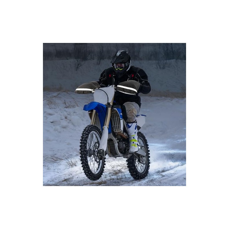Motorcycle Handlebar Hand Boots, Winter Handlebar Warmers, Universal Handlebar Gloves,