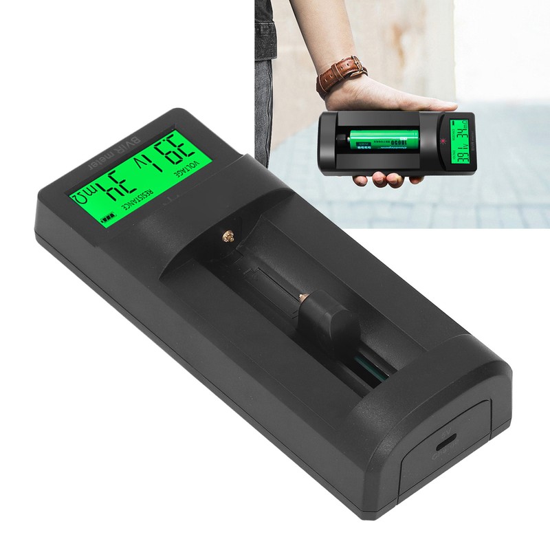Peacefair Lithium Battery Voltage Tester LCD Display Internal Resistance Meter