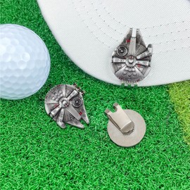 WONXISEN Golf Ball Marker with Magnetic Golf Hat Clip, Golf Accessories, Funny Golf Gifts Golf Decorationgs for Men Golf Lovers