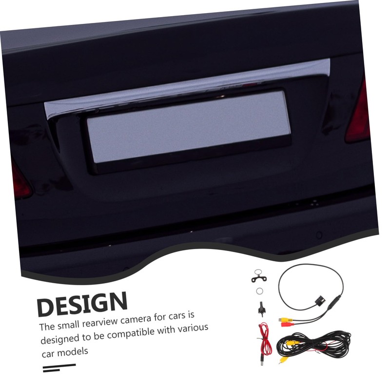 Operitacx -in-one Car Backup Camera Universal Rearview Camera Easy Diy