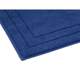 PANA Terry Towel Series Jasmina • Terry Towel Set • Soft Bath Mat • 100% Cotton • Ökotex Certified • Bath Mat • Size: 50 x 70 cm • Colour: Blue