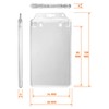 Karteo ID Card Holder Unique Permanent Lockable [Pack of 1]