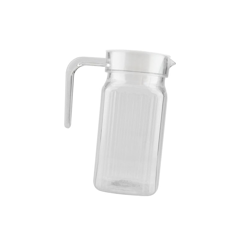 Jarra de Agua Acrílica Transparente con Tapa para Bar, Botella