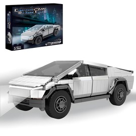 Light-Up Car Building Set,1:14 City Cyber Off-Road Truck Building Toy with Lights,STEM Building Block for Adults Kids,Boys and Girls,Ideas Creative Gift for Car Lovers,1547 pcs Collectible Model Kit