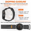 Soft Suede Leather Watch Band, 20mm Military-Grade Sport Watch Band